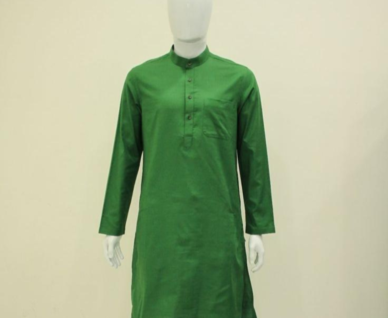 Rajvansh - Nawabi Kurta (Green Pea)