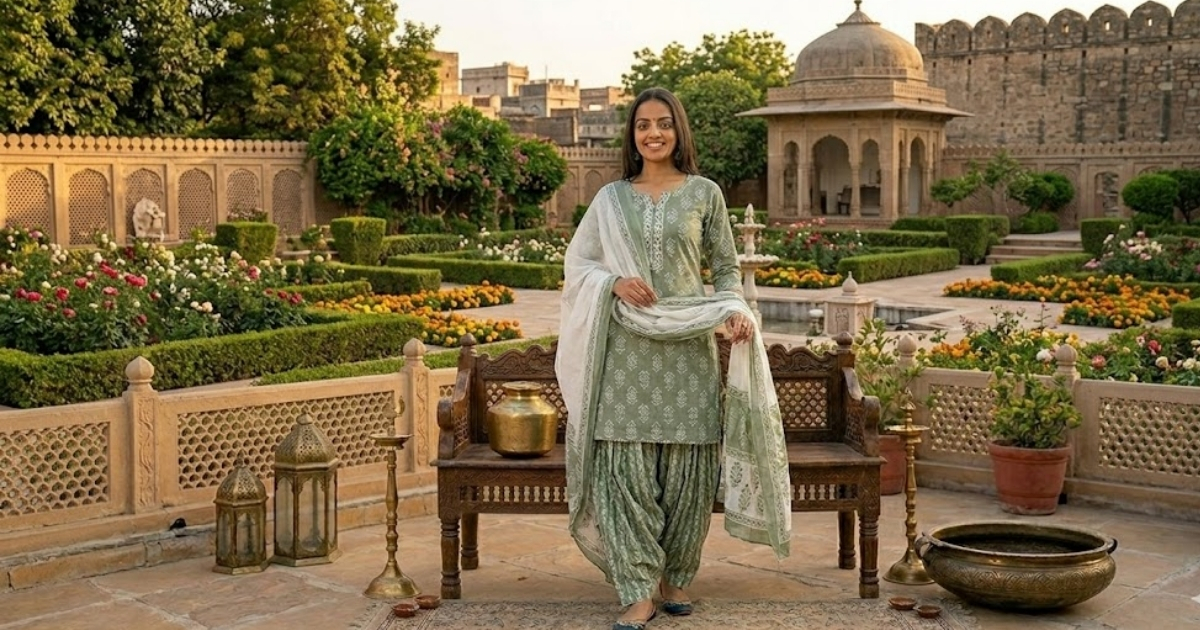 Best lightweight cotton salwar suit styles for daily wear - Rajvansh Best lightweight cotton salwar suit styles for daily wear