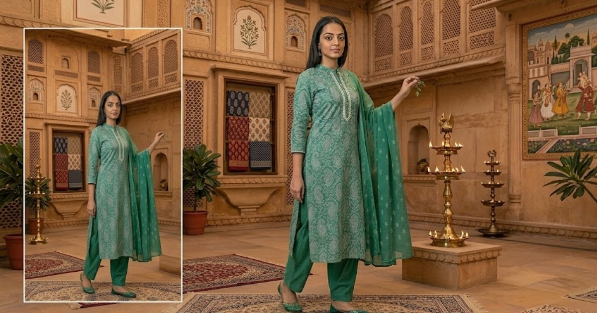 How to style a lightweight cotton salwar suit for comfort - Rajvansh How to style a lightweight cotton salwar suit for comfort