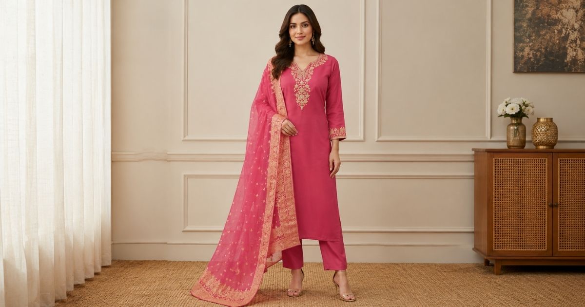 Rajvansh - Kurti Palazzo Set for Festive and Casual Wear Styles - Rajvansh Rajvansh - Kurti Palazzo Set for Festive and Casual Wear Styles